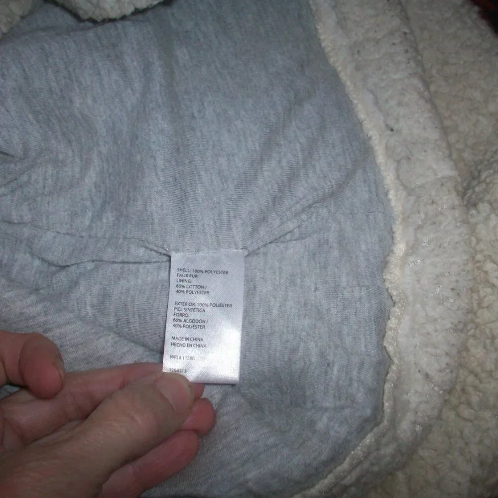 WEATHERPROOF Women's Sherpa Sweater Jacket long Sleeve Size Small S Cozy 1/4 Zip - Picture 5 of 11